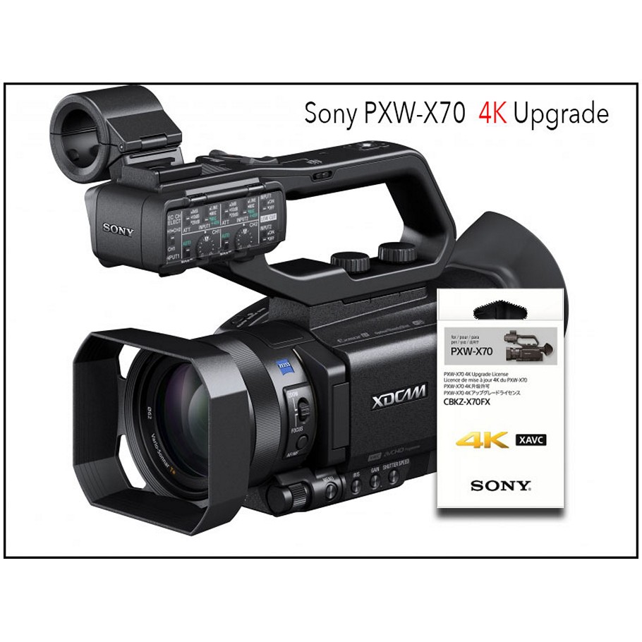 Sony CBKZ-X70FX | 4K upgrade License Key for Sony PXW-X70