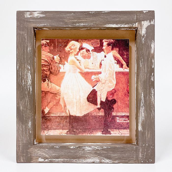 NORMAN ROCKWELL 】ノーマン・ロックウェル/プロムの後で/ポストカード額装