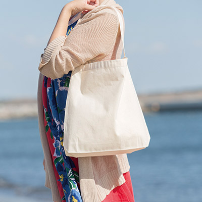 厚手コットンショートショルダートート｜TR-0873【オリジナルトート