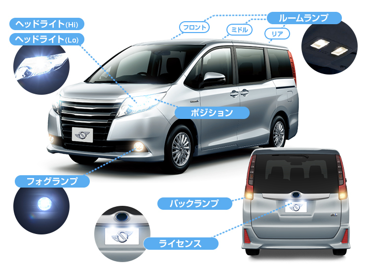 DAIHATSU タント L375S、L385S H19.12〜H22.8 ハロゲン仕様の適合情報