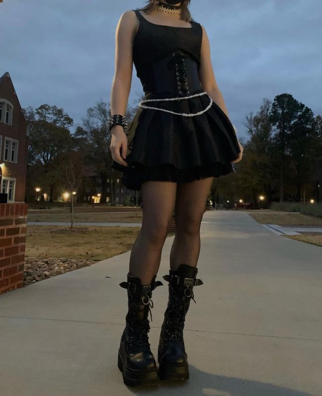 取り寄せ]KERA-200 / 厚底ロングブーツ【DEMONIA】 | Spider Rock Web