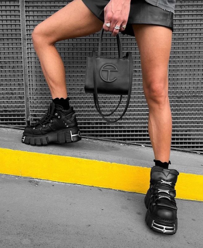 取り寄せ]M-106-S112 / プレート / 厚底スニーカー / 本革【NEW ROCK