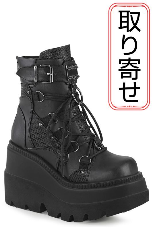 取り寄せ]SHAKER-60 / スパイク厚底ブーツ【DEMONIA】 | Spider Rock Web