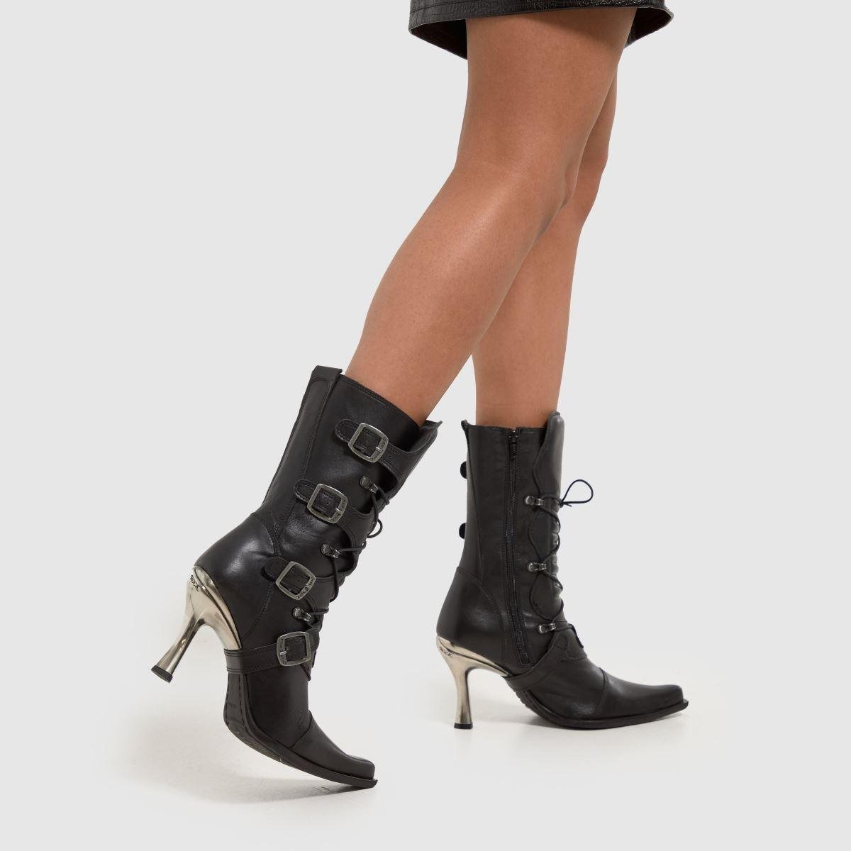 取り寄せ]M-9373-S8 / ピンヒール / ロングブーツ / 本革【NEW ROCK