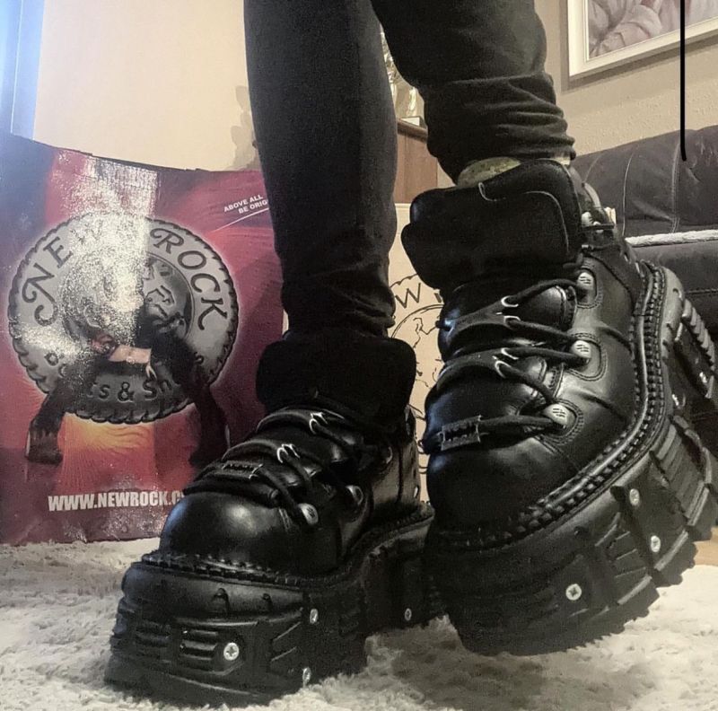 取り寄せ] M-TANK106-C2 / クギ / 厚底スニーカー / 本革【NEW ROCK