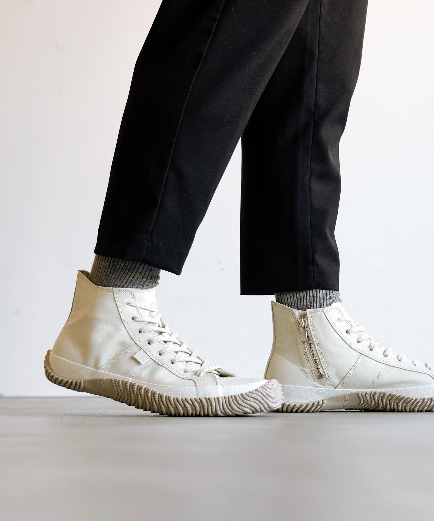 SP-443 Ivory | 国産ハンドメイド スニーカー スピングル