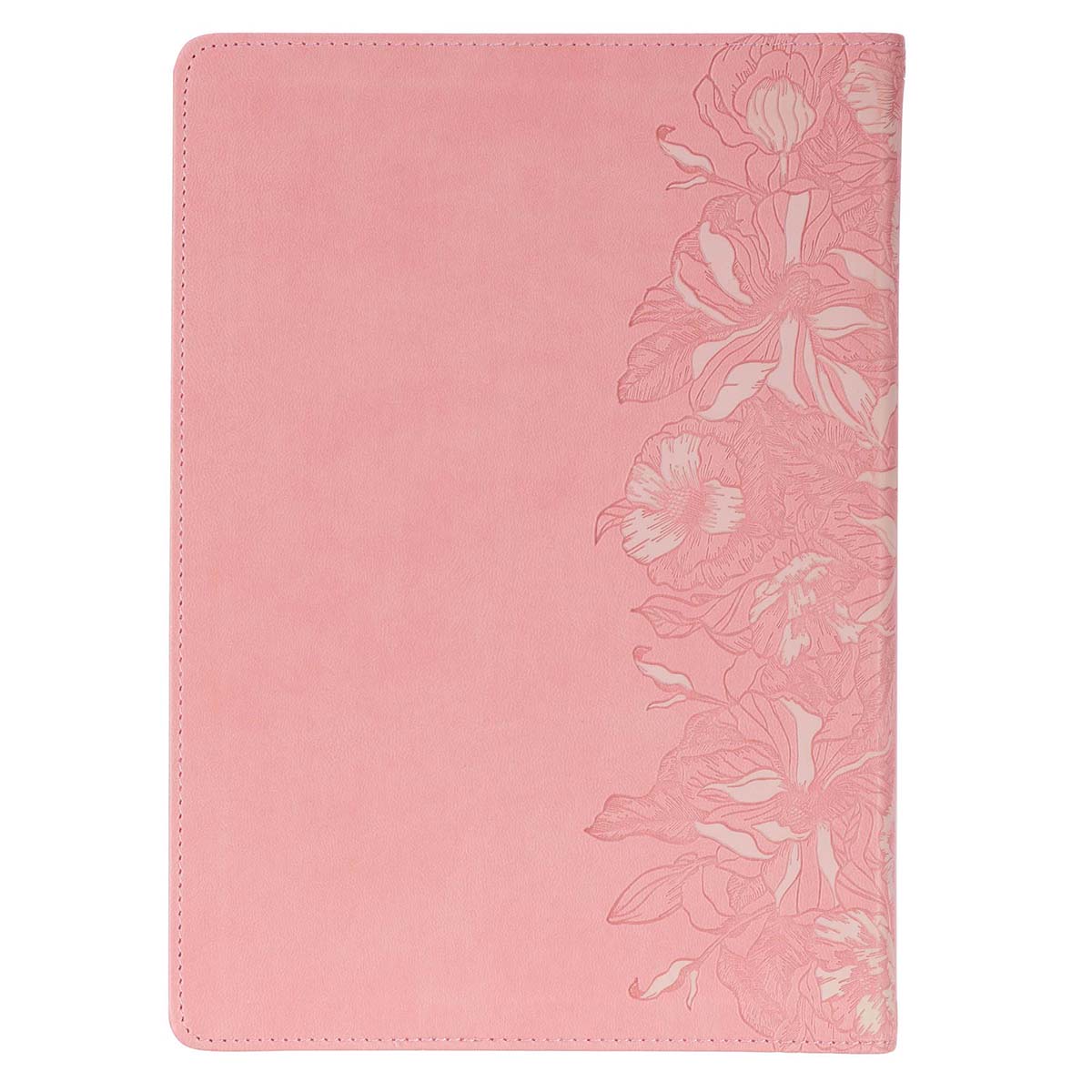Pink Faux Leather Spiritual Growth Bible - Spiritual Growth Bible