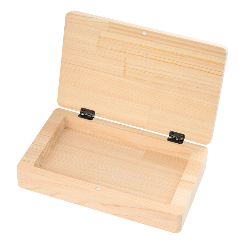 間伐材 ふた付き木箱（名入れレーザー） | エスピーマルシェ公式