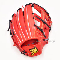 和牛JB 硬式用 JB-J005 内野手用 パワーオレンジ 黒紐 ジュニア用 硬式