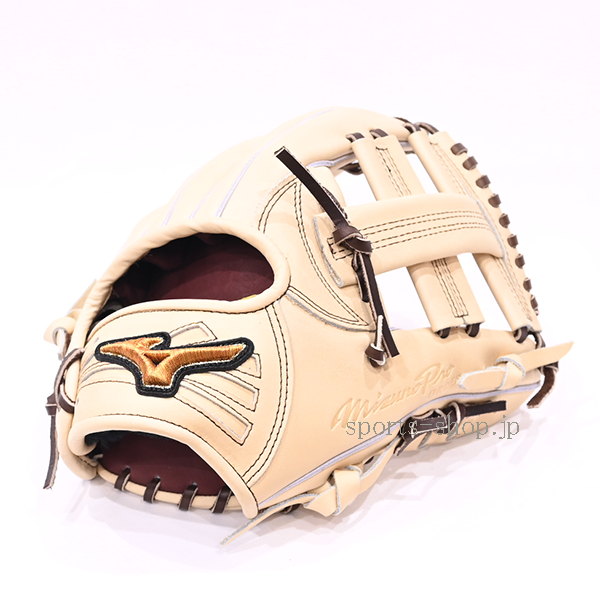 ミズノプロ 硬式用 オーダー 内野手用 ブロンド IBE 菊池型 IBライン