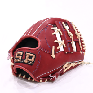 シュアプレイ 軟式用 SBG-R4244 内野手用 ワイン 軟式 グローブ SP