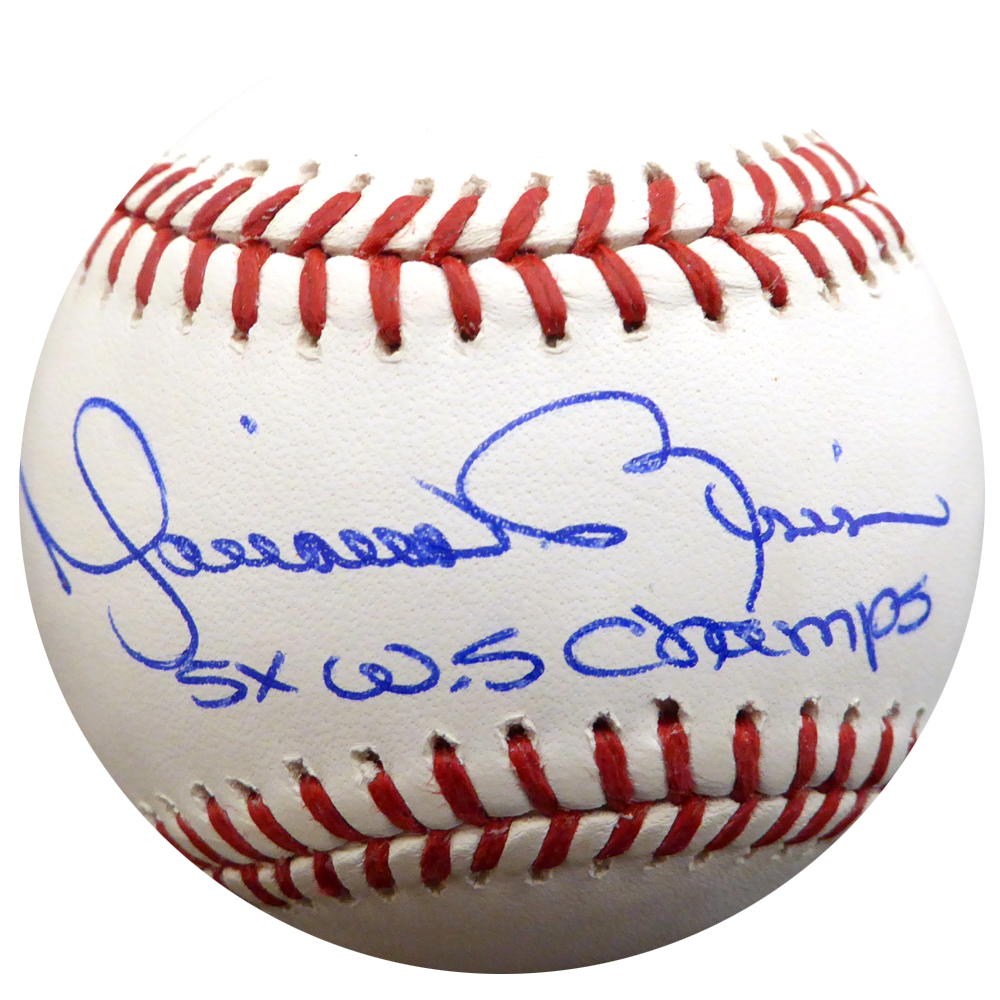 マリアーノリベラMariano Rivera NY Yankees 直筆サイン 5XWS CHAMP