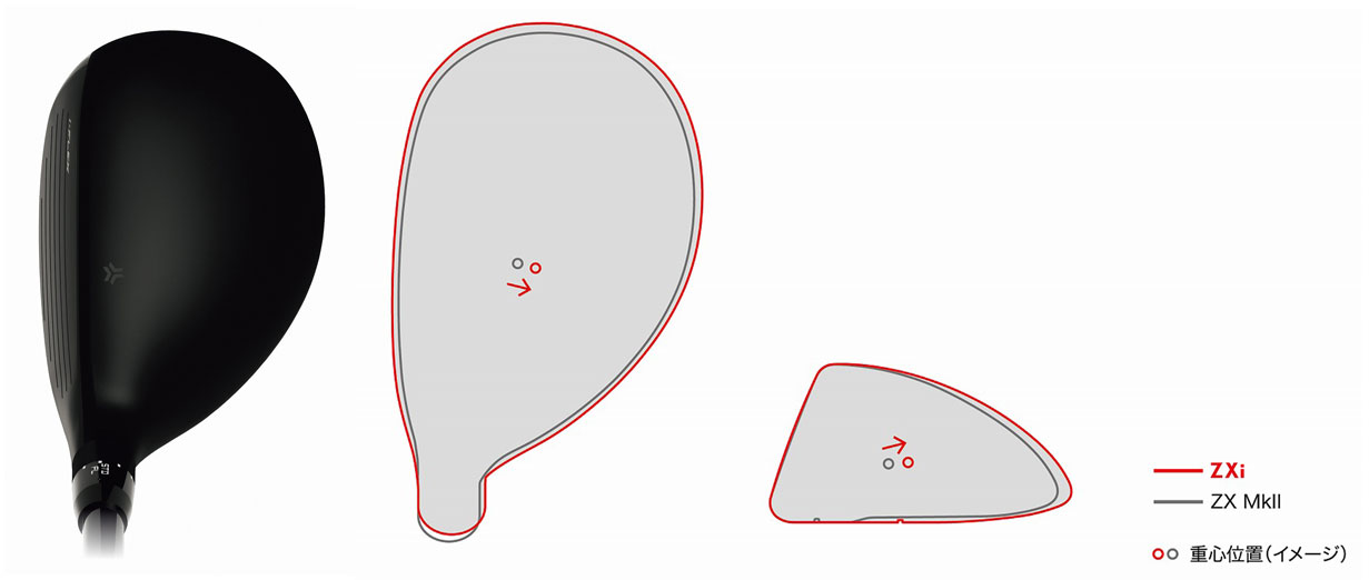 スリクソン ZXi（ゼットエックスアイ） シリーズ」フェアウェイウッド