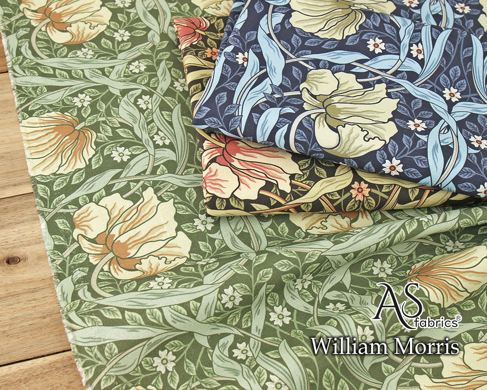 ☆[Import]【カットクロス】【William Morris】コットンオックス