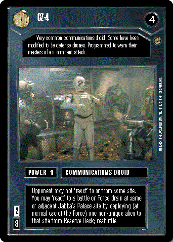 Star Wars CCG CZ-4