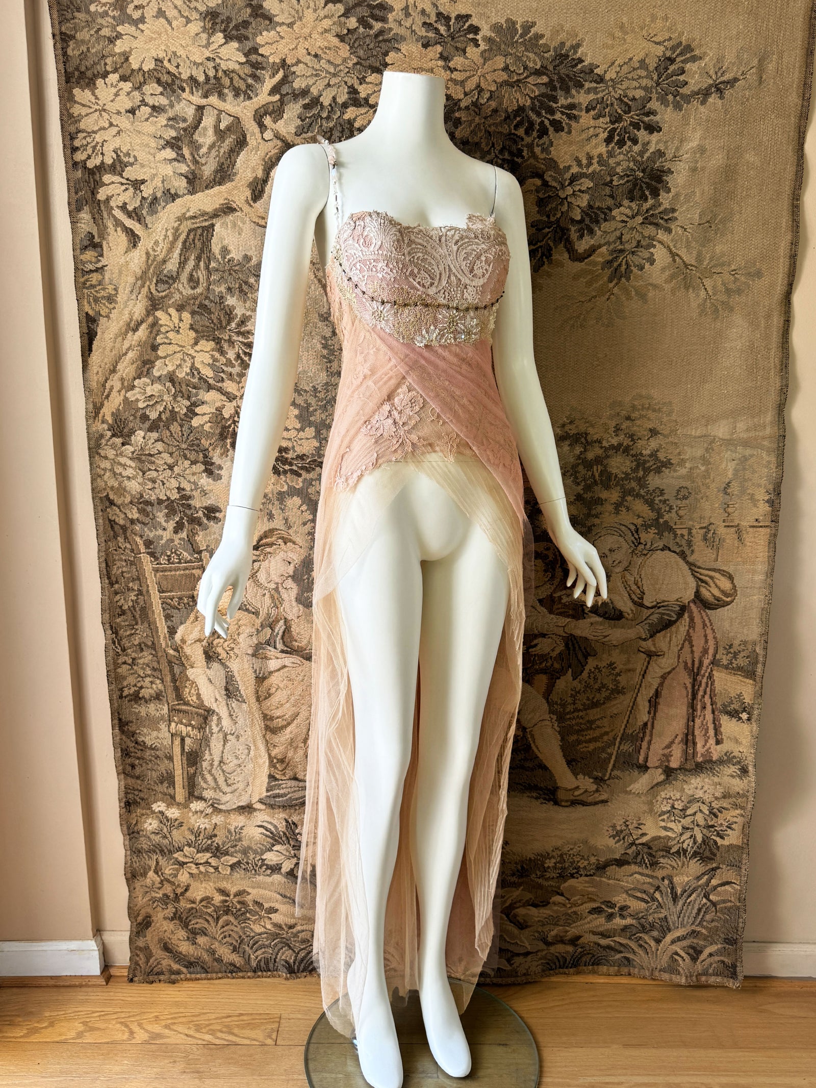 Les Habitudes Y2K Silk & Lace Corset – Sweet Disorder Vintage