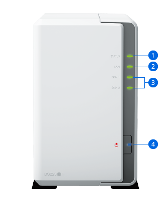 DiskStation DS223j | Synology Inc.