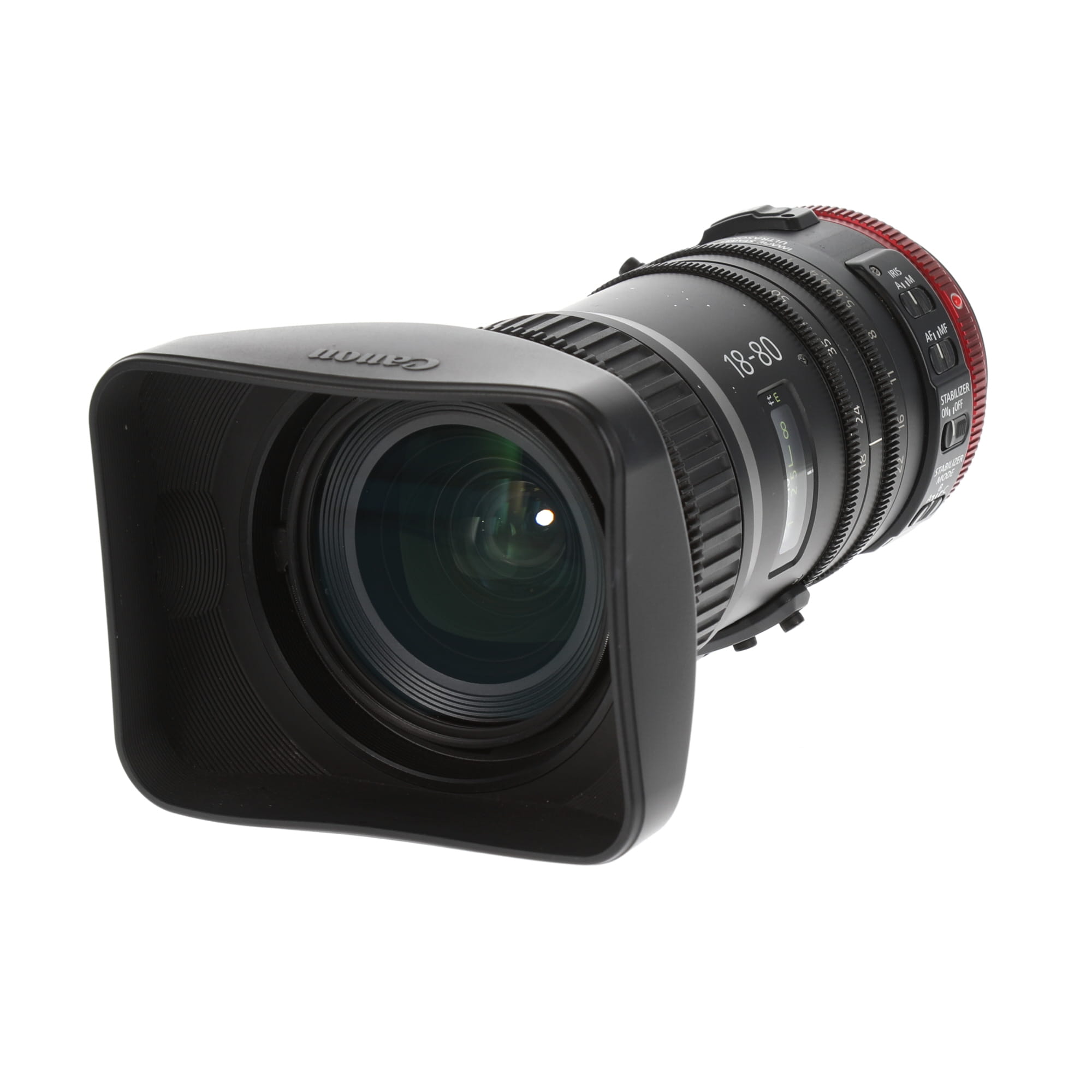 中古品】Canon CN-E18-80mm T4.4 L IS KAS S (EF用) COMPACT SERVO