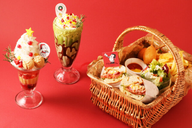 PEANUTS Cafe スヌーピーミュージアム(南町田)」にて、スヌーピー