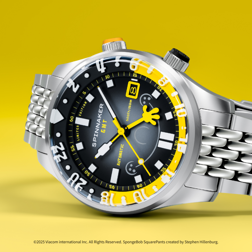 暗闇でスポンジ・ボブがニンマリ微笑む⁉【GMT機能搭載“スピニカー