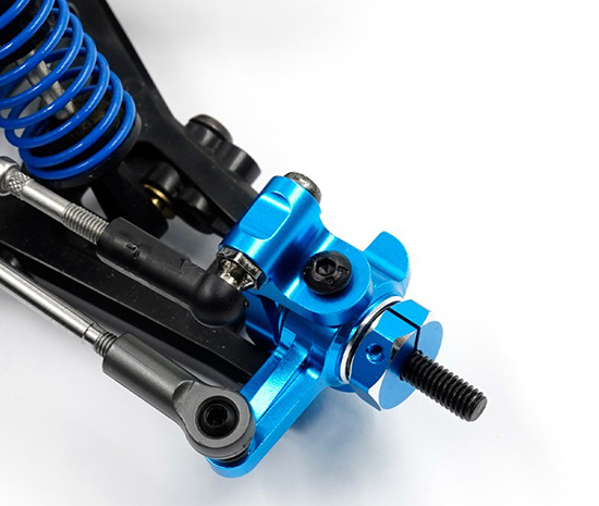 アルミ フロント六角アップライトコンバージョンセット タミヤ DT-02