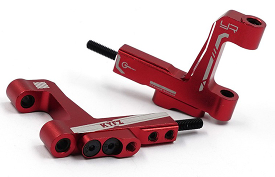 アルミフロントアッパー/ロアアーム2個 京商FAZER D2 FZD2