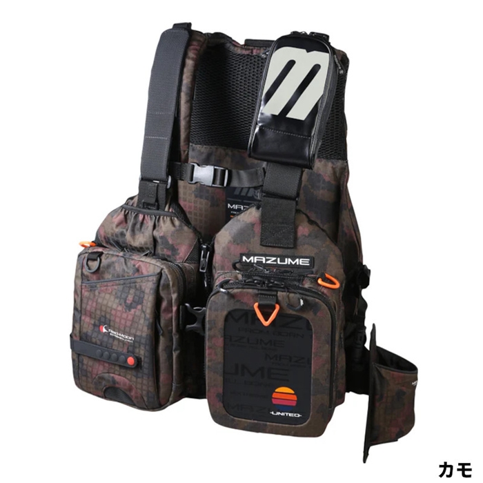 マズメ mazume レッドムーンライフジャケットIX ブッシュカモ MZLJ-828