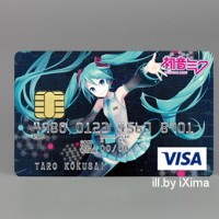 三井住友カード、初音ミクとコラボレーションした「初音ミク VISA