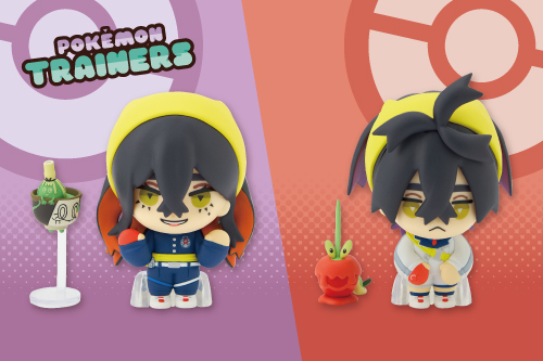 POKÉMON TRAINERS」シリーズからゼイユとスグリのフィギュアが