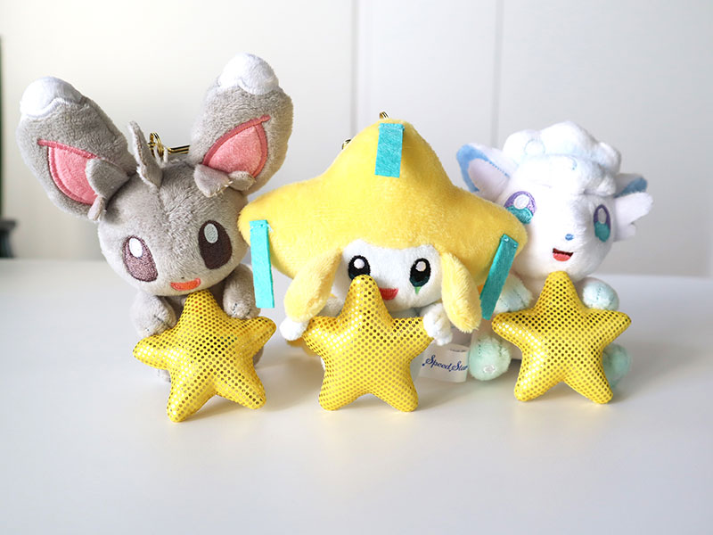 スピードスター」をテーマにした、きらびやかなグッズが、ポケモン