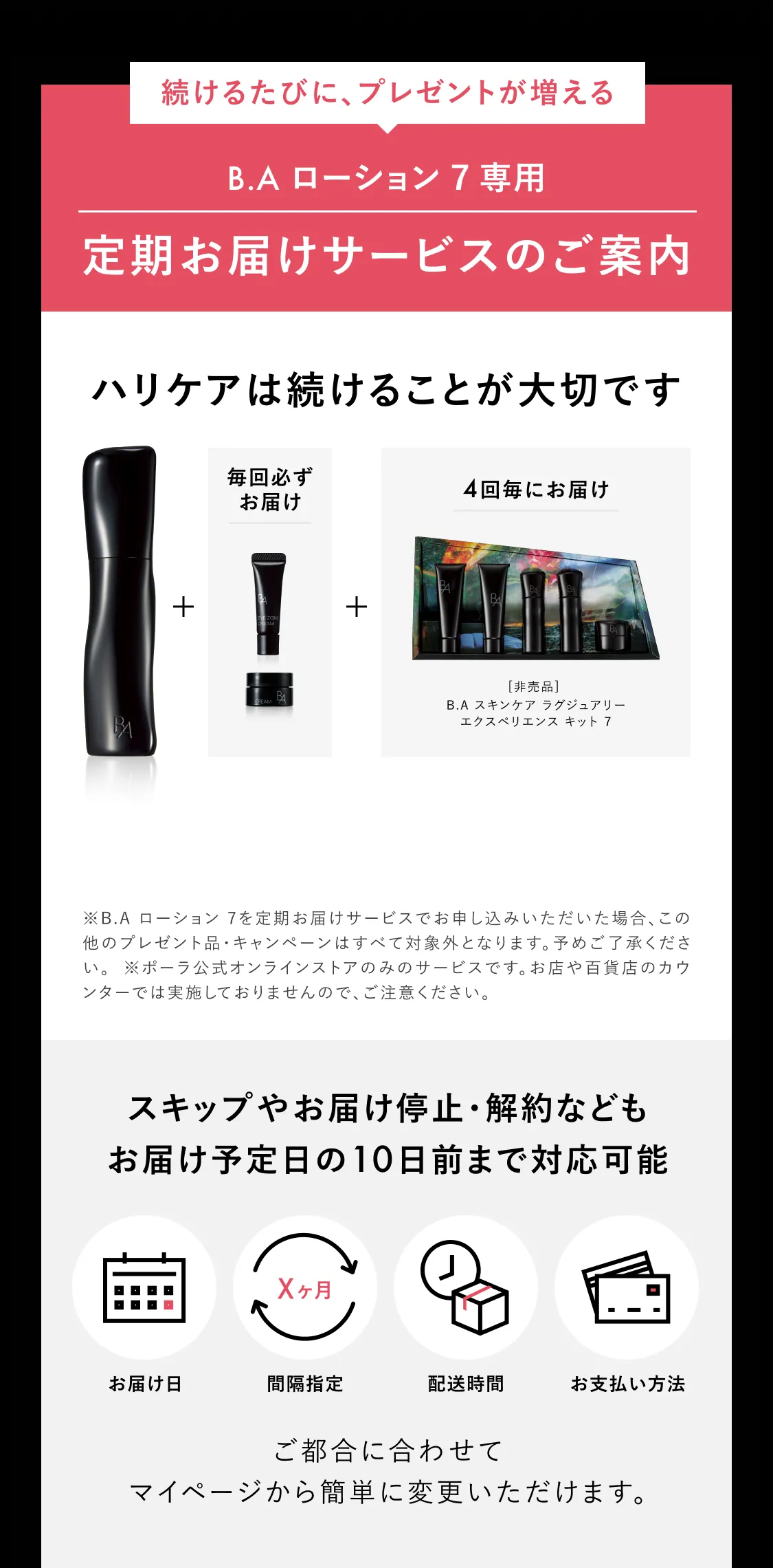 ポーラ最高峰ブランドを象徴する化粧水「B.A ローション 7」 | ポーラ