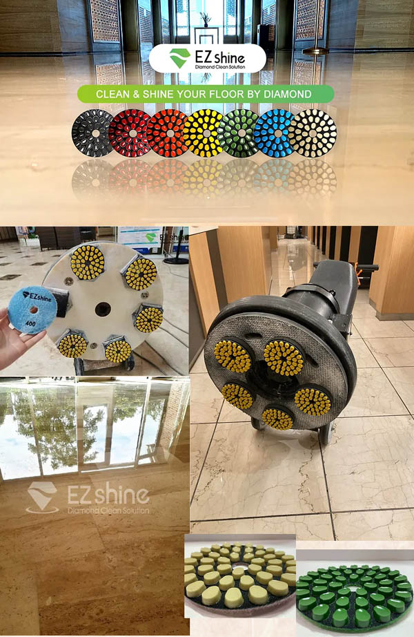 EZ Shine エムシャインパッド Mshine Pad #200 - 大理石専用研磨パッド