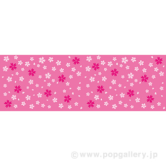 ビニール幕 桜: タイトルポップ｜販促物・販促通販の【POP GALLERY