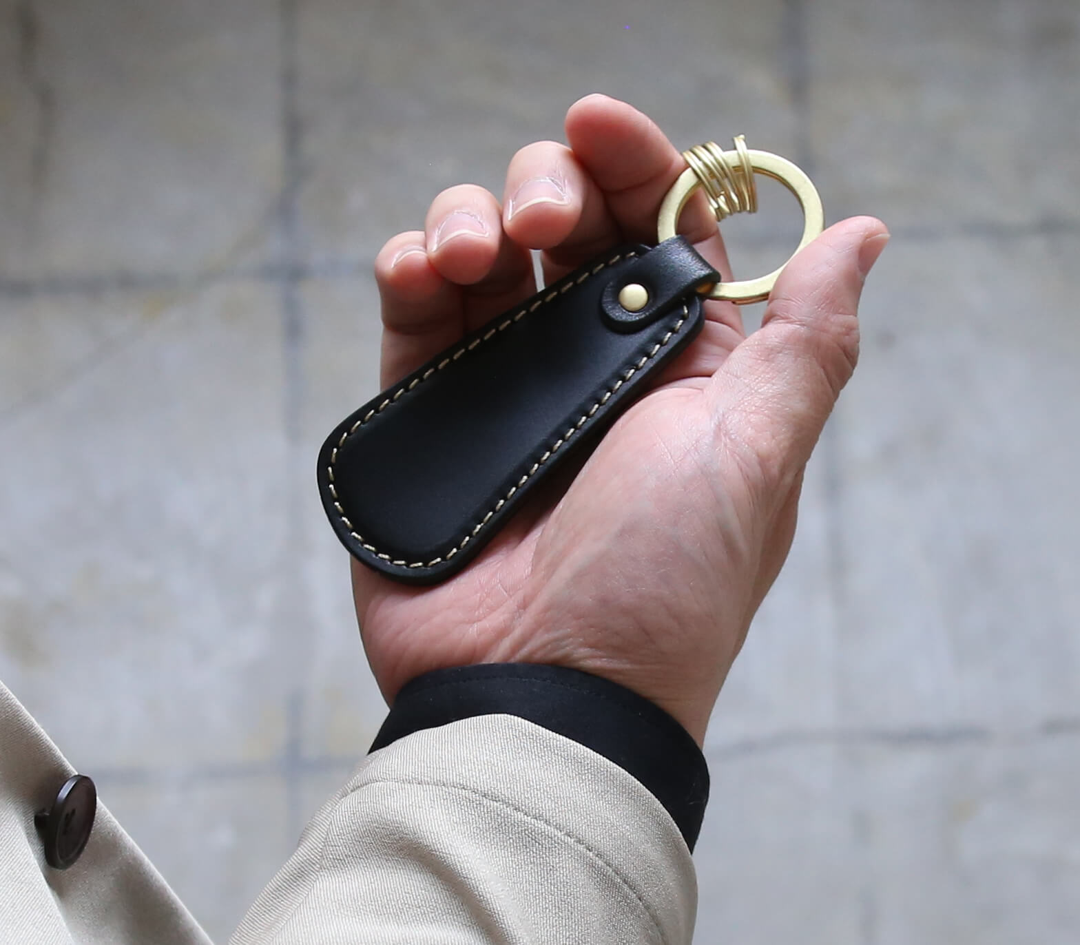 靴べらキーホルダー | 革工房のPorco Rosso(ポルコロッソ) - 日本の