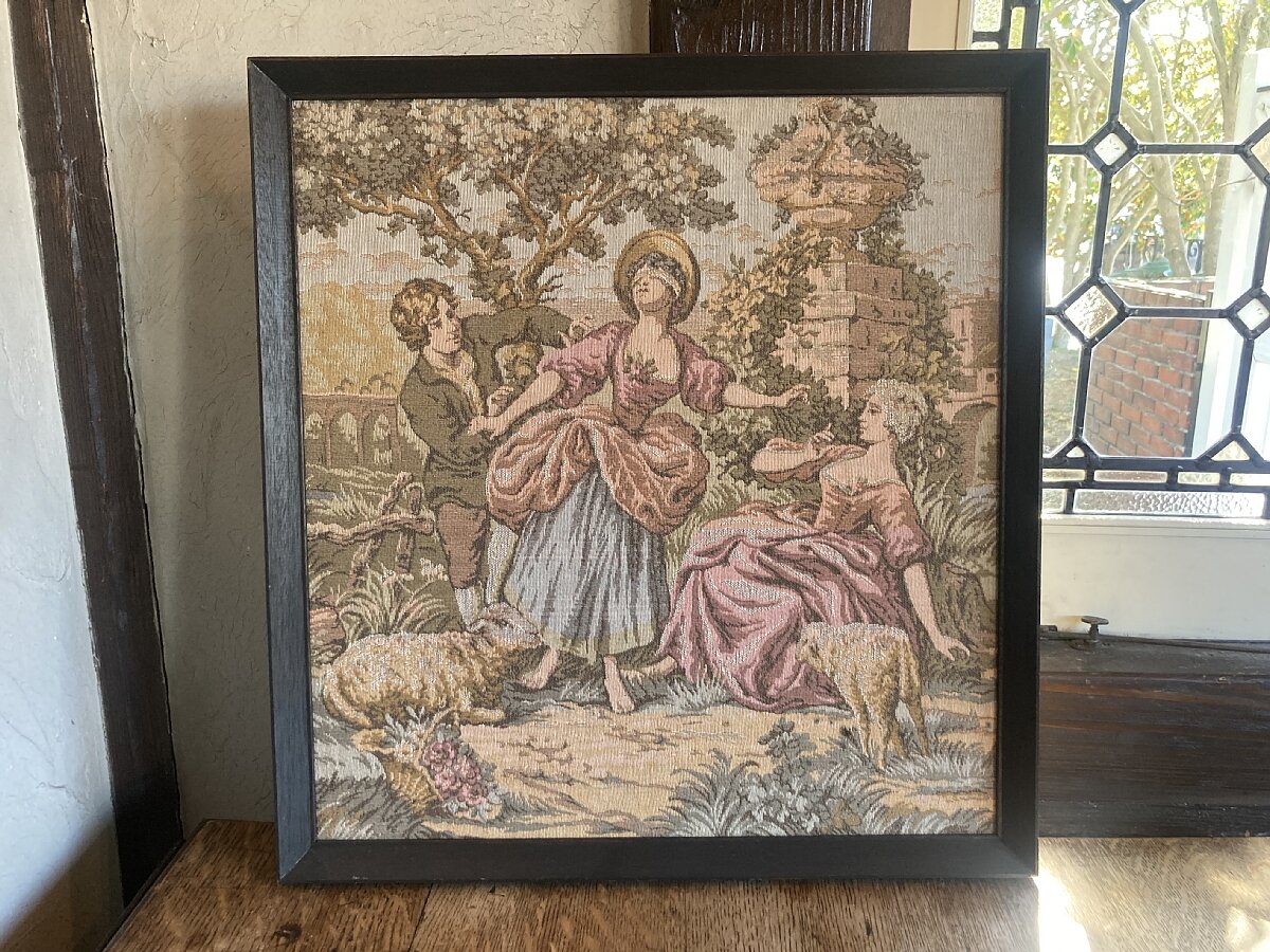 ゴブラン織タペストリー(35-12-310-2a) | アンティークハウス ポートベロ