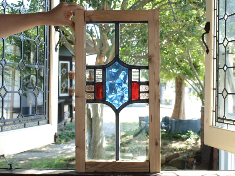 ステンドグラス - シンプル(11842) | アンティークハウス ポートベロ