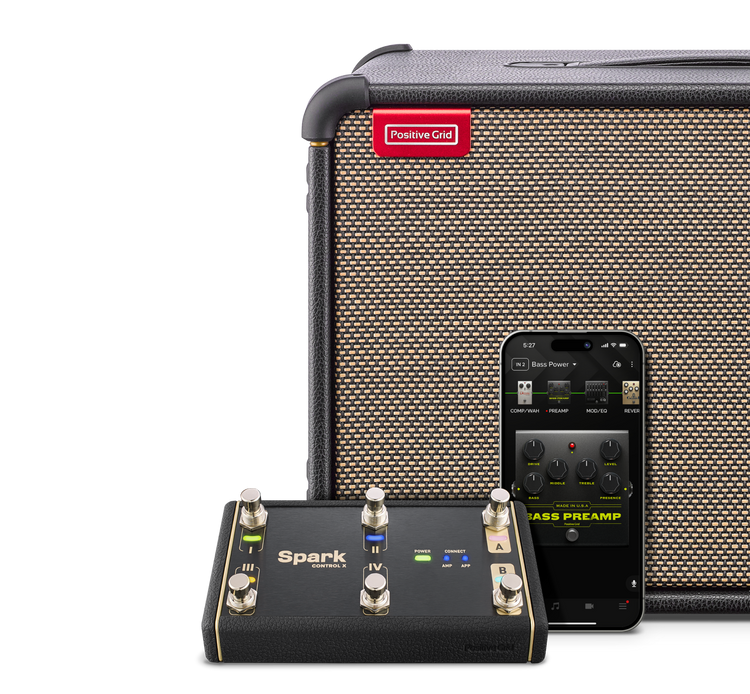 Spark Control X | 6-Switch Wireless Footswitch | Positive Grid