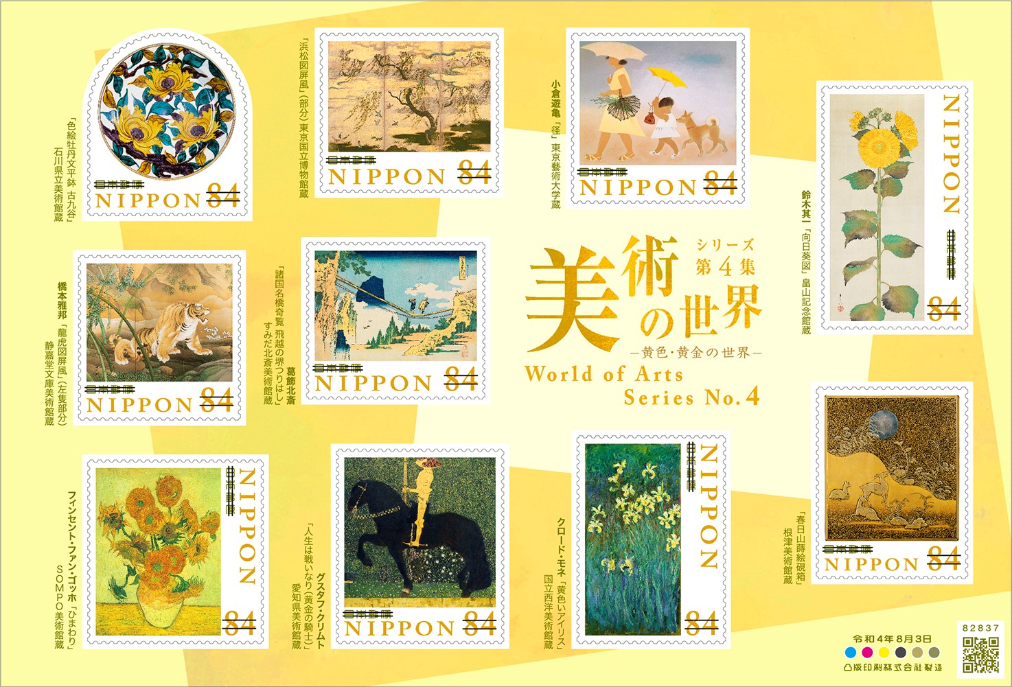 美術の世界シリーズ 第4集 | 日本郵便株式会社