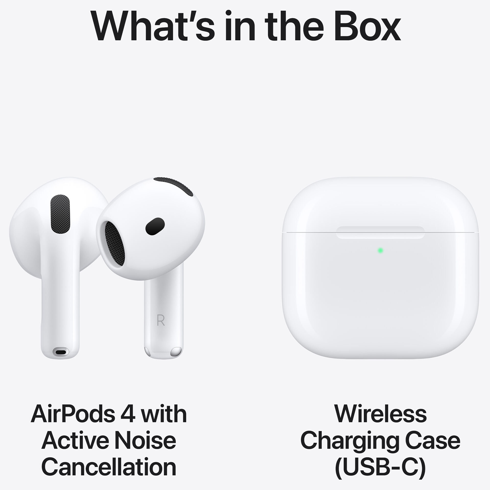 Apple - AirPods 4 with Active Noise Cancellation - White | P.C.