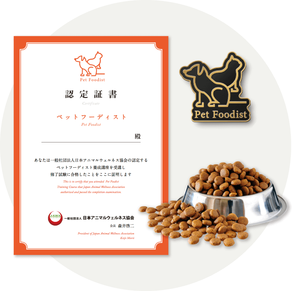 ペットフーディスト養成講座｜「ペットの食事」のお悩み解決力をあなた