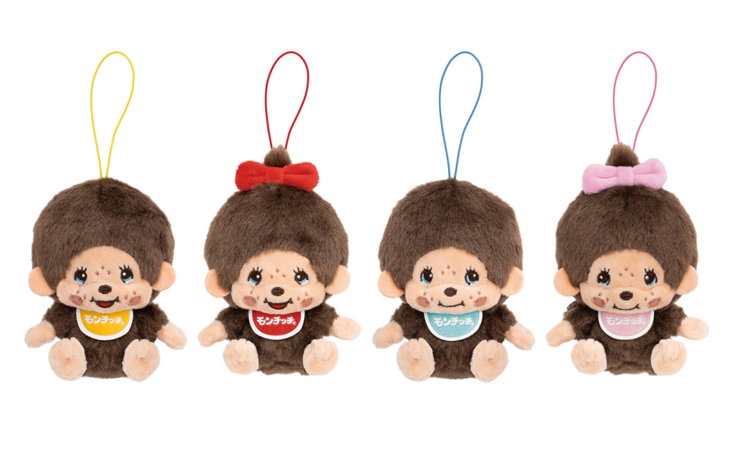 モンキー ぬいぐるみ 鈴 マスコット レトロ モンチッチ 2体セット