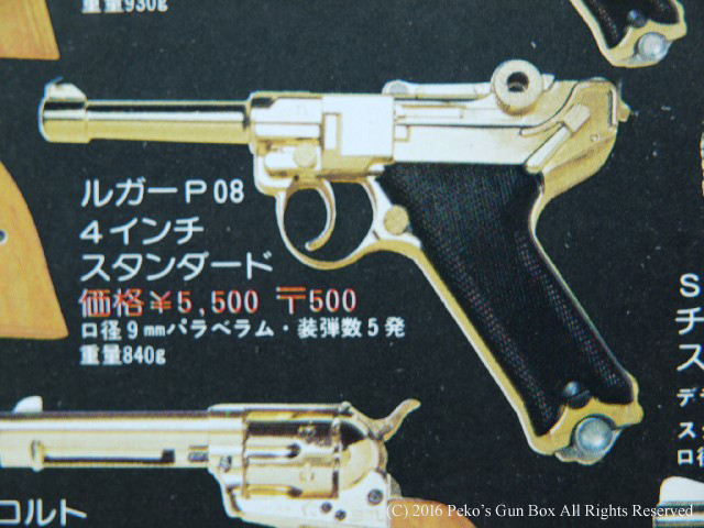 Nakata / Marushin ルガーP08 : Peko's Gun Box