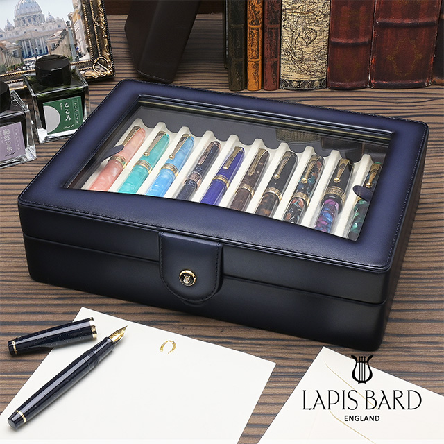 LAPIS BARD（ラピスバード） コレクションボックス 10本用 ネイビー