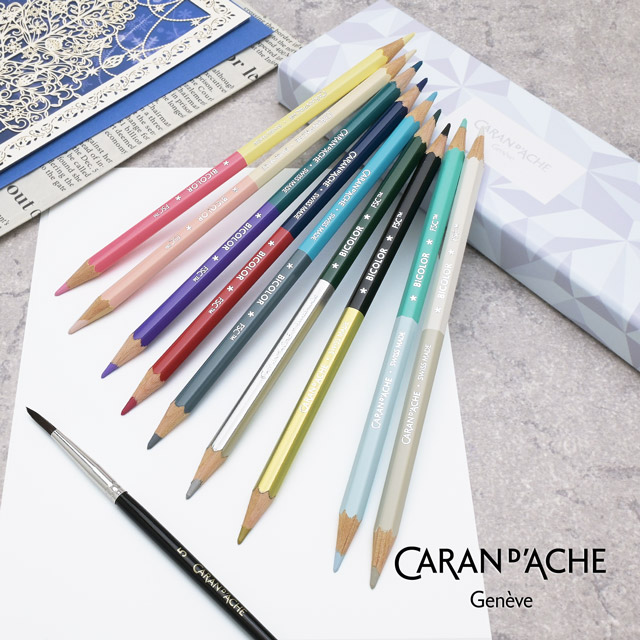 CARAN D'ACHE（カランダッシュ） 限定品 色鉛筆 アルパインフロスト