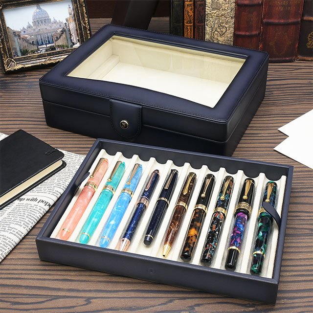 LAPIS BARD（ラピスバード） コレクションボックス 10本用 ネイビー