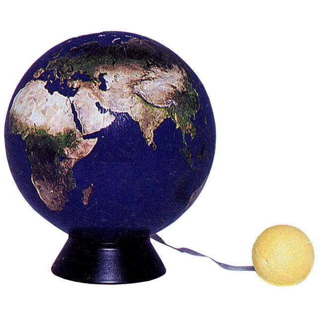 ワタナベ 渡辺教具製作所 地球儀 環境地球儀 ブルーテラ W-1303 木台