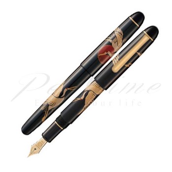 尾形松仙筆【奥入瀬の秋】真筆証明書在額装仕立昭和53年42万購入品