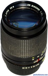 Ricoh XR Rikenon 135mm F2.8 Lens Reviews - Ricoh Lenses - Pentax
