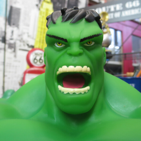 MARVEL｜マーベル|超人ハルク|バストバンク｜□貯金箱/フィギュア/電飾