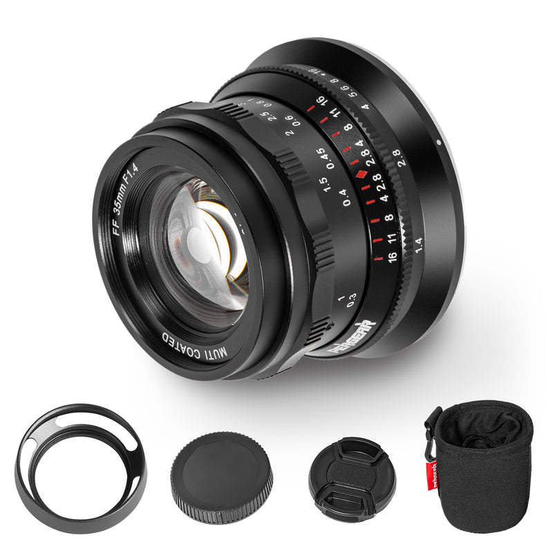 PERGEAR 35mm F1.4 Full-Frame Large Aperture Manual Focus Fixed